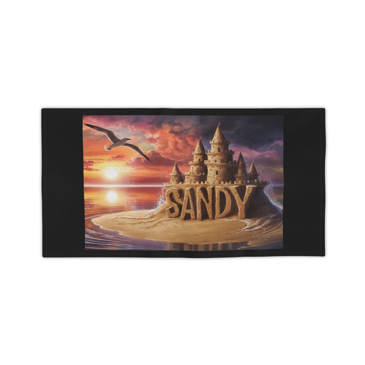 Sandy Castle Beach Towel - Summer Vibes for Beach Lovers