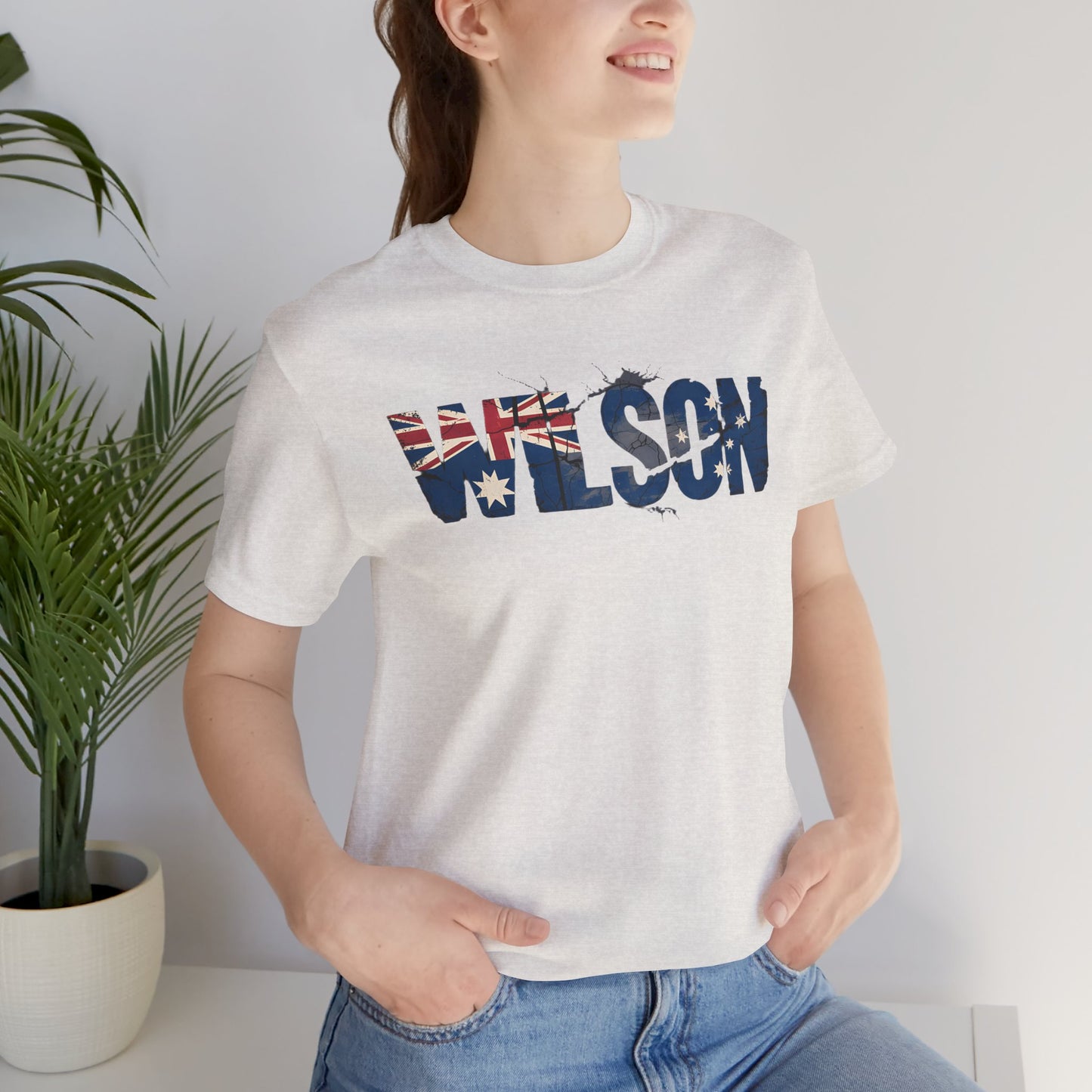 Wilson Australia Flag Letters - Unisex Tee Shirt