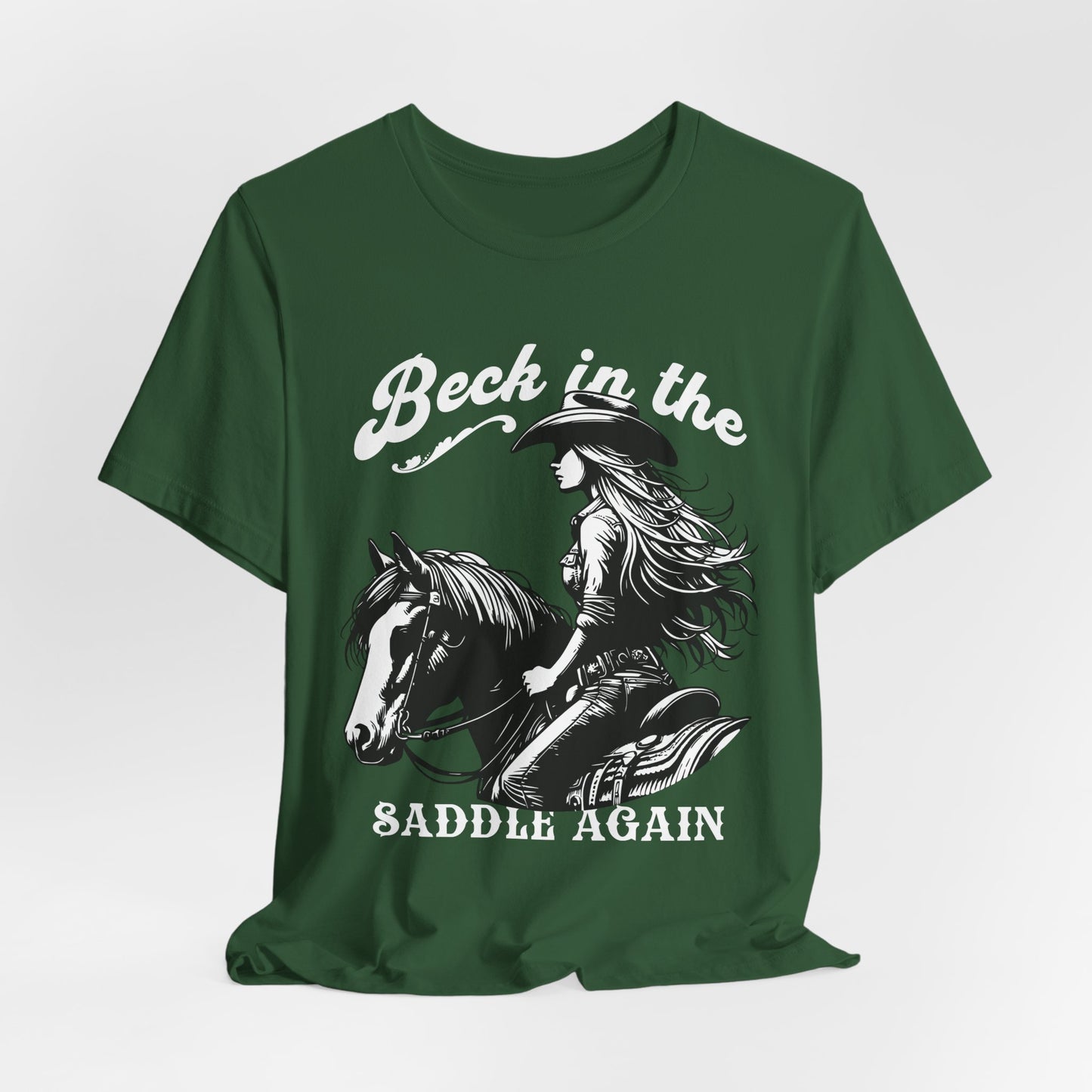 Beck in the saddle again - Unisex Tee Shirt