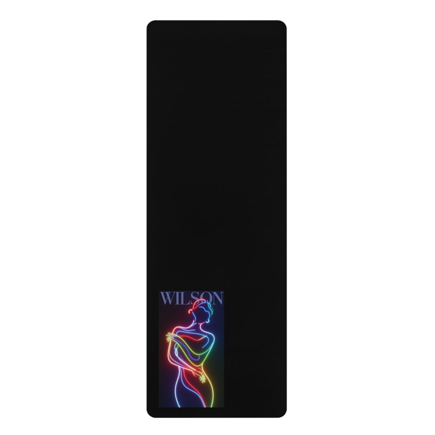 Neon Wilson - Rubber Non-Slip Fitness Mat