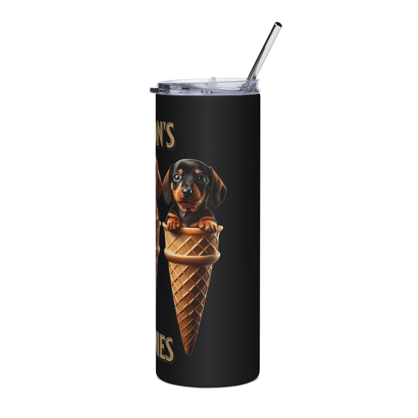 Wilson's Weenies 3 Dachshund - Stainless Steel Tumbler - 20oz