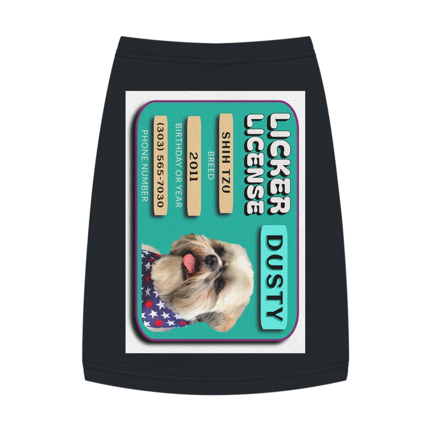 Licker License -  Dog Apparel Pet Tank Top