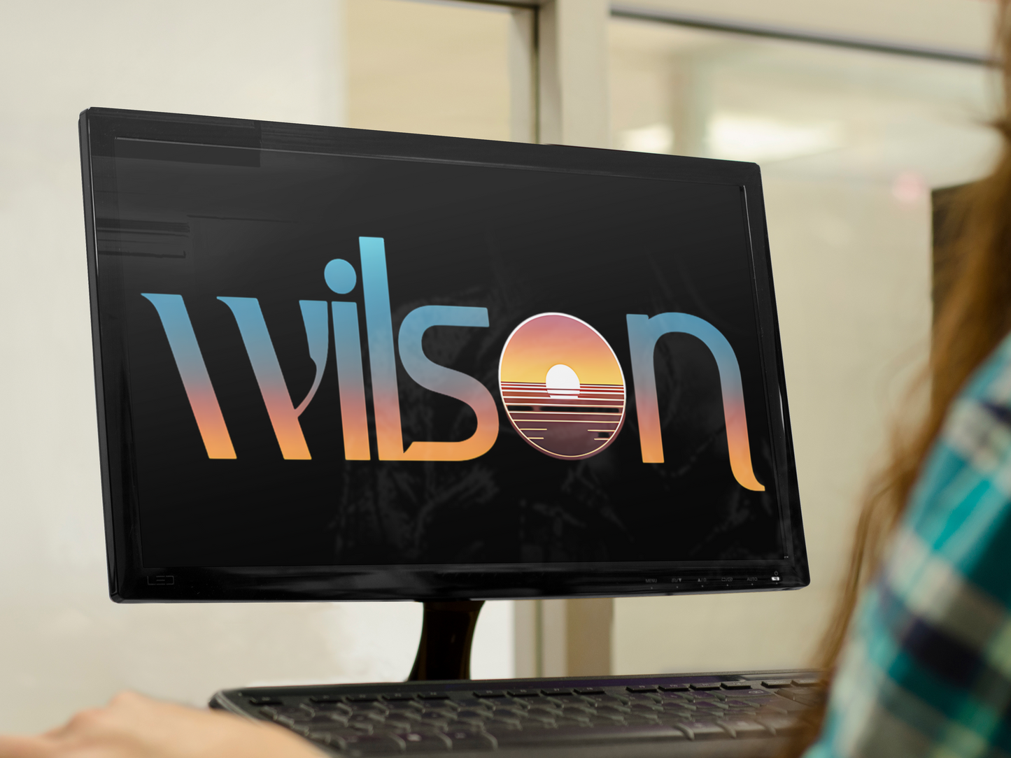 Wilson Text Sunrise - Coffee Mug