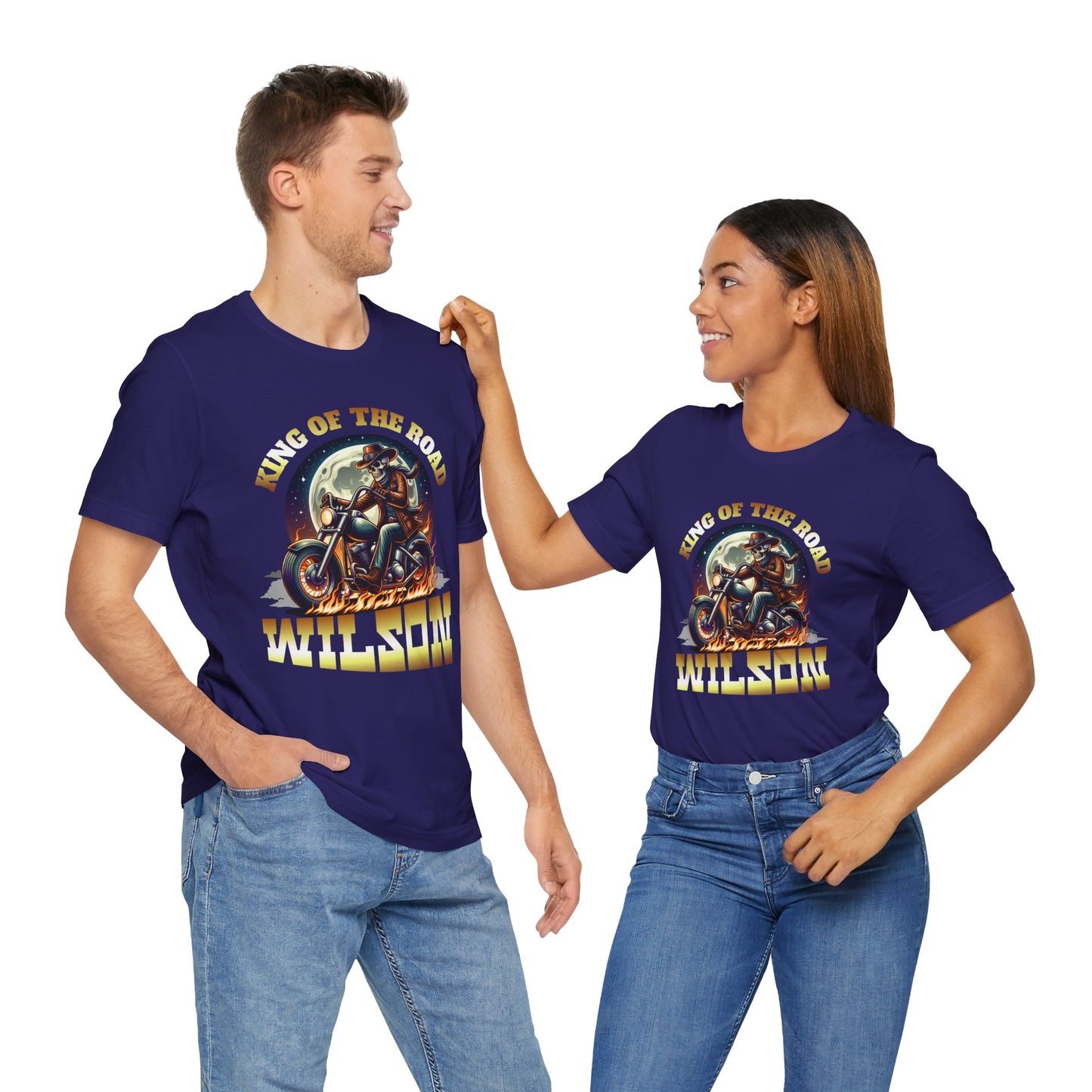 King of the Road Biker - Unisex Tee Shirt
