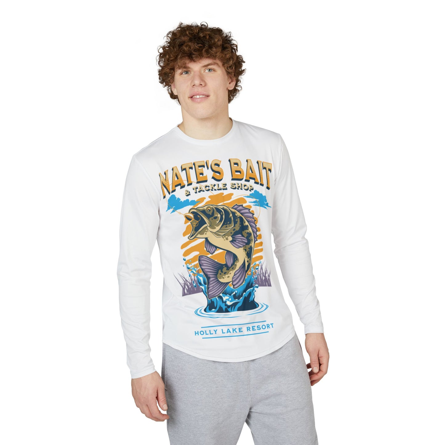 Nate's Bait Tackle Shop - Men's UV Protection Fishing Shirt