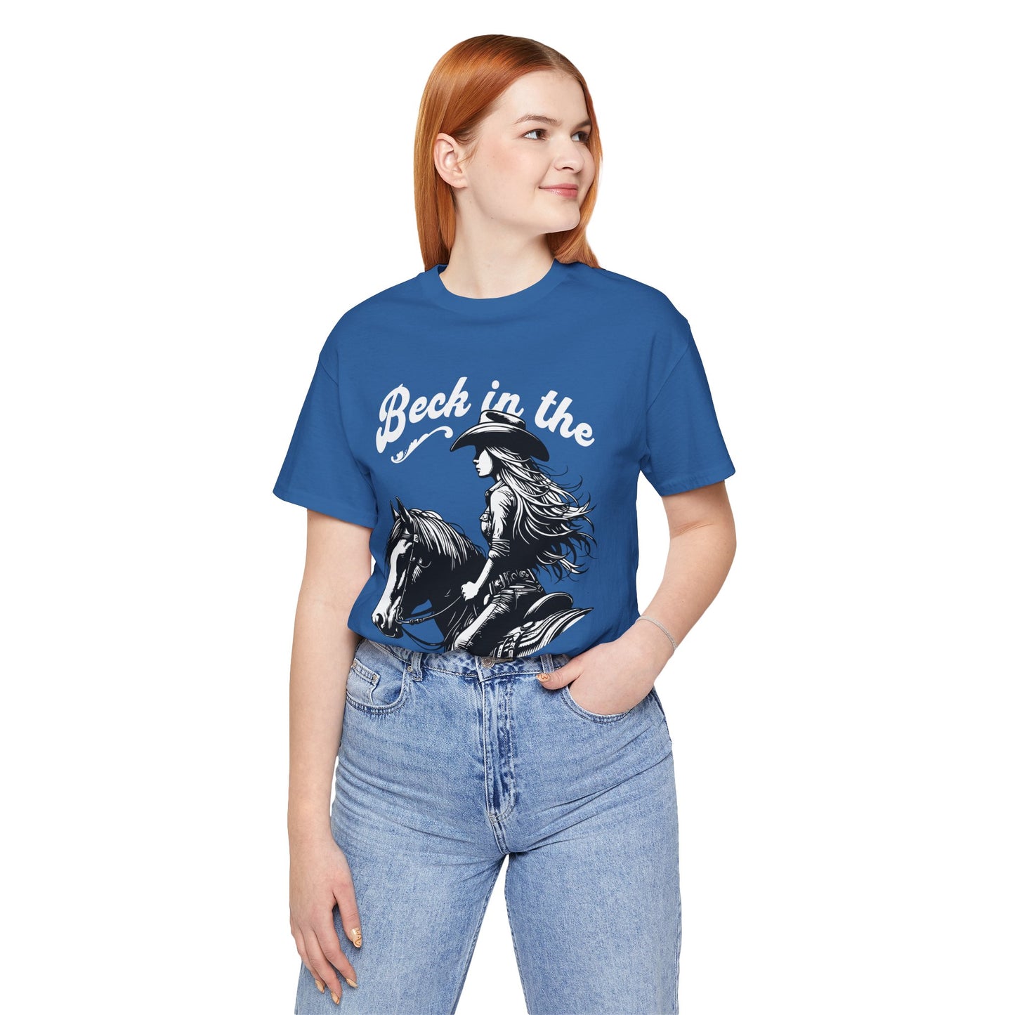 Beck in the saddle again  -  Unisex Tee Shirt