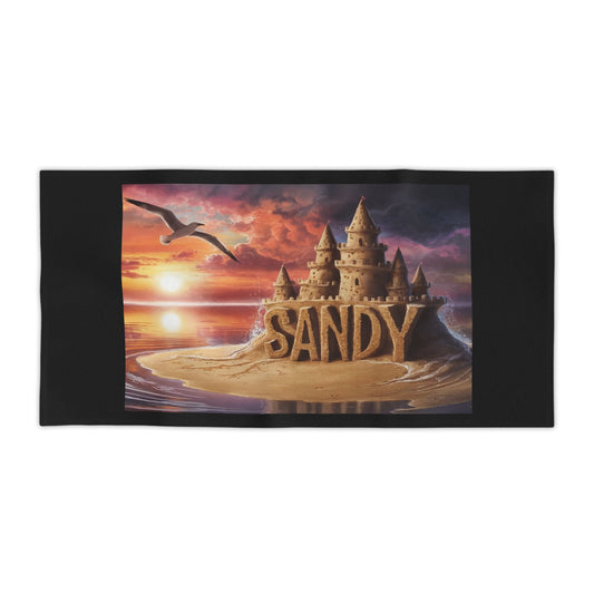 Sandy Castle Beach Towel - Summer Vibes for Beach Lovers