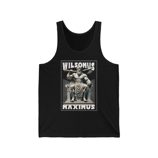 Greek God Wilsomus Maximus - Unisex Jersey Tank
