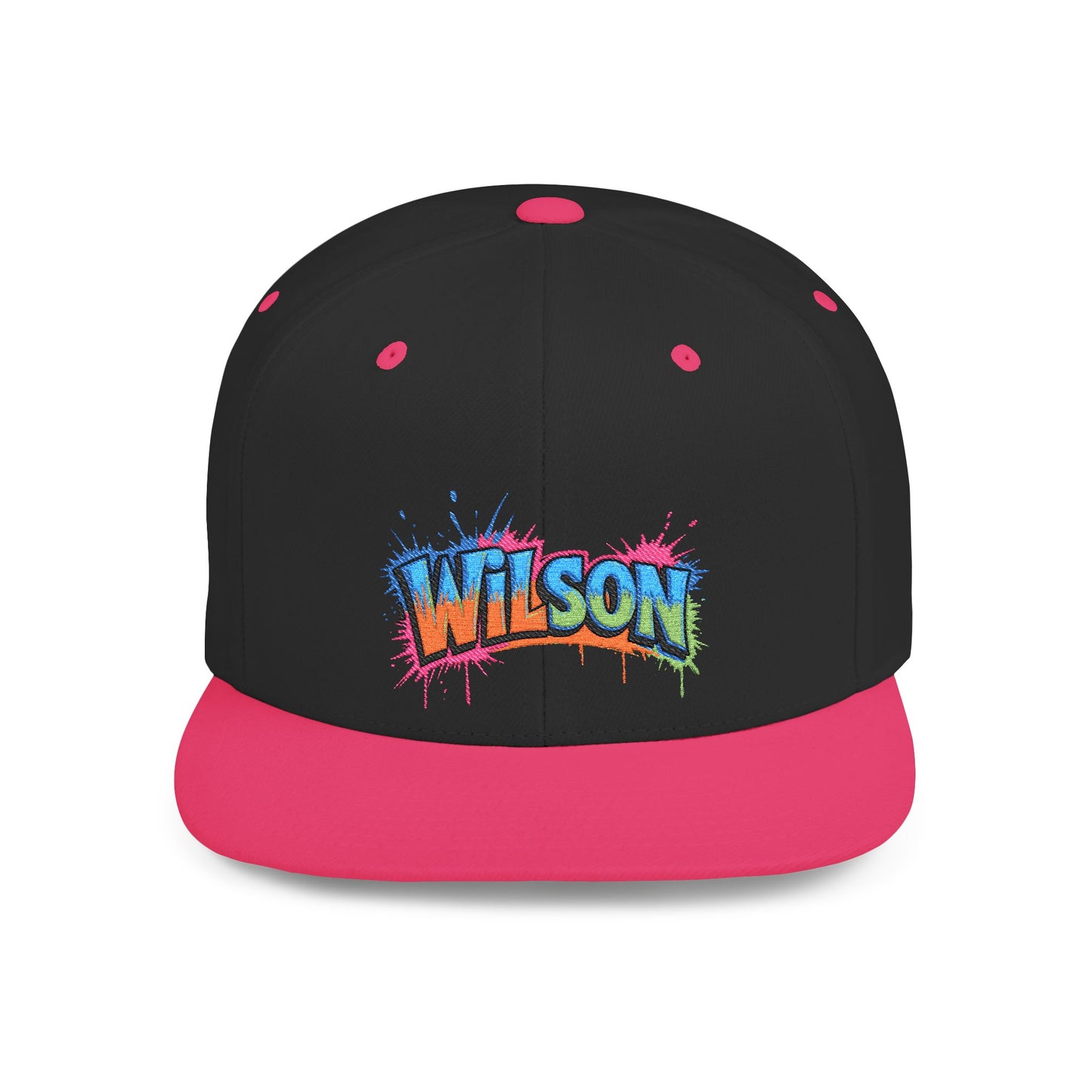 Wilson Splatter Graphic  - Flat Bill Snapback Hat