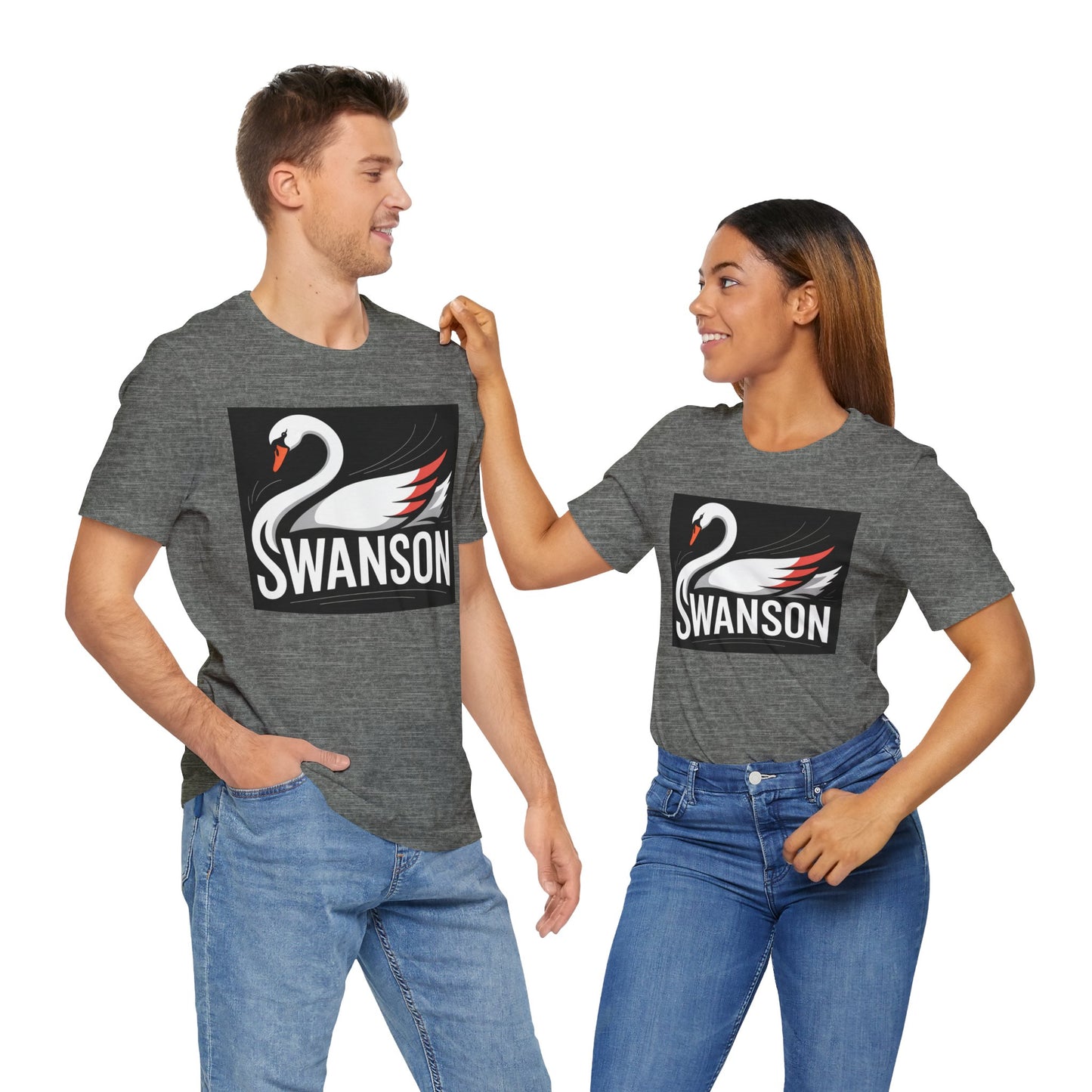 Swanson the Swan - Unisex Tee Shirt