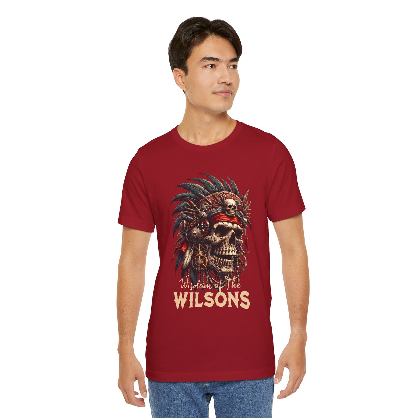 Wilson Wisdom Indian Skull - Unisex Tee Shirt