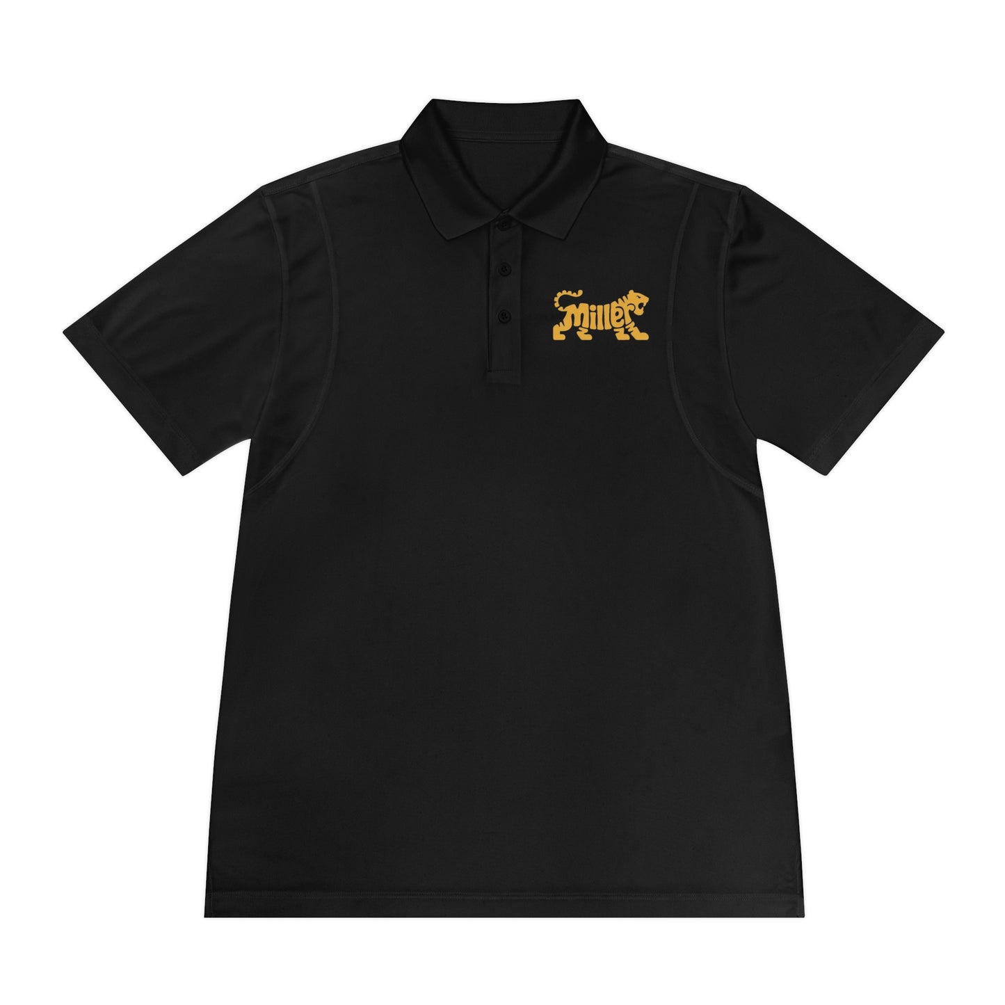 Miller Lion Text - Men's Sport Polo Shirt