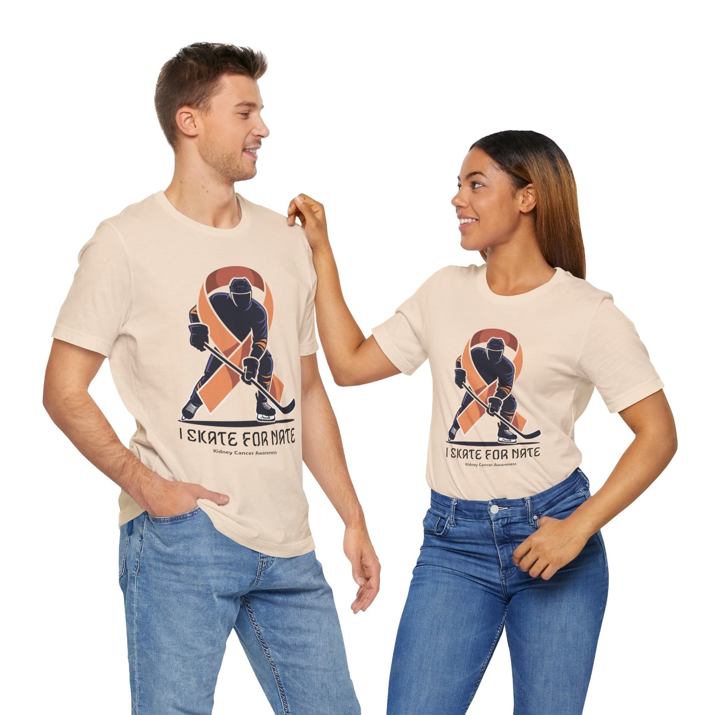 I Skate for Cancer Support - Unisex Tee Shirt