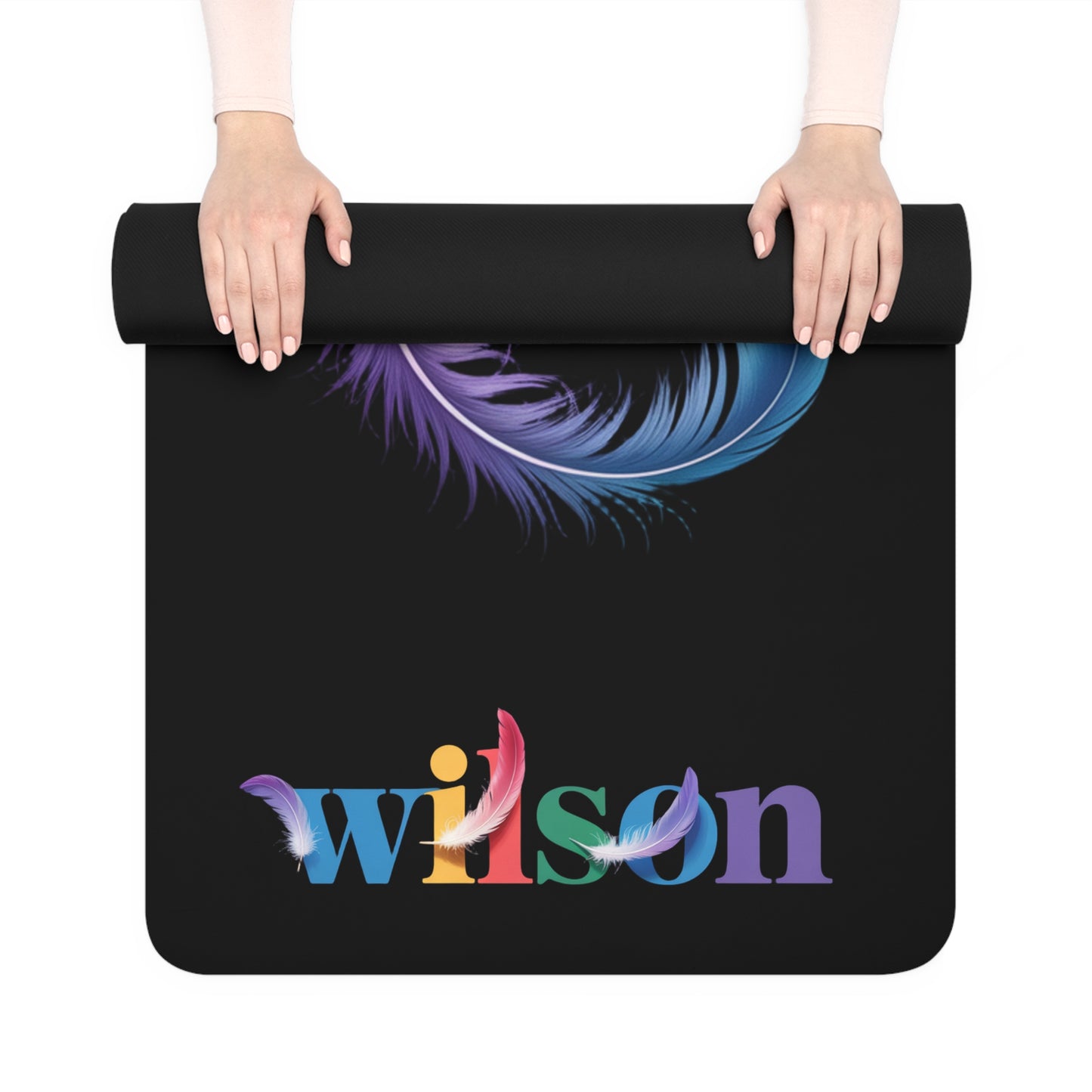 Wilson Feather -  Rubber Non-Slip Fitness Mat