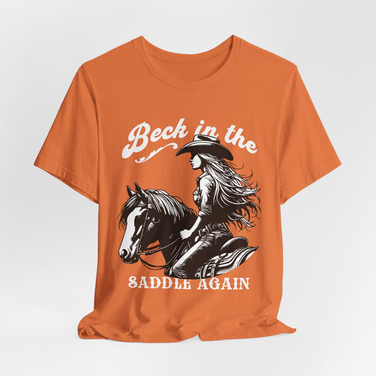 Beck in the saddle again  -  Unisex Tee Shirt