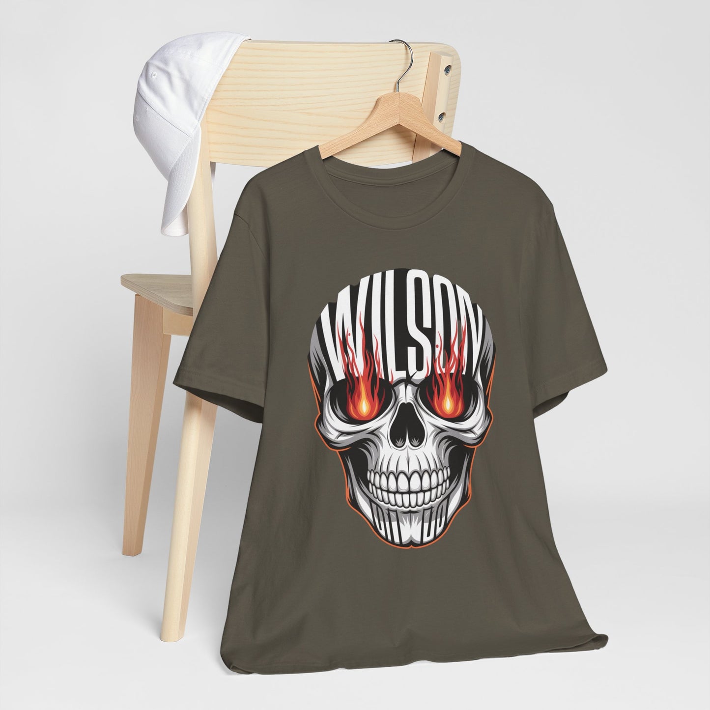 Wilson Skull Letters - Unisex Tee Shirt