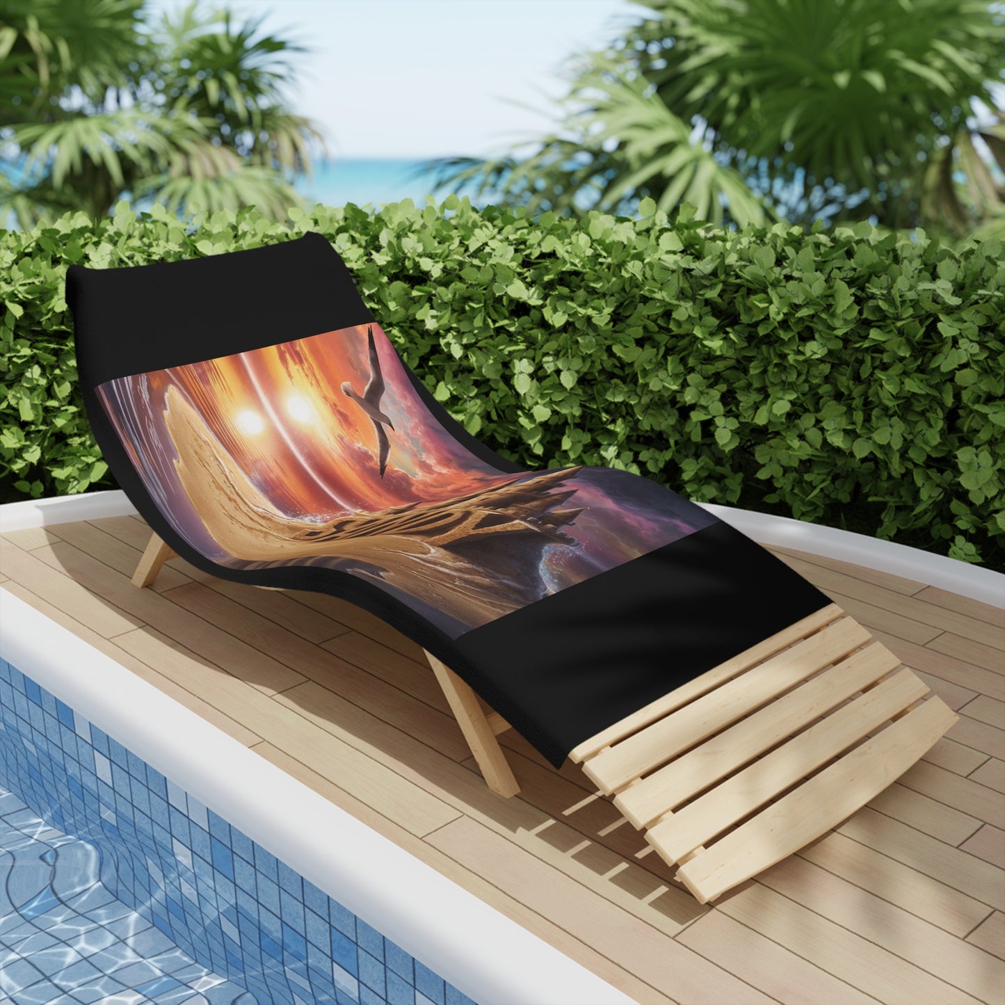 Sandy Castle Beach Towel - Summer Vibes for Beach Lovers