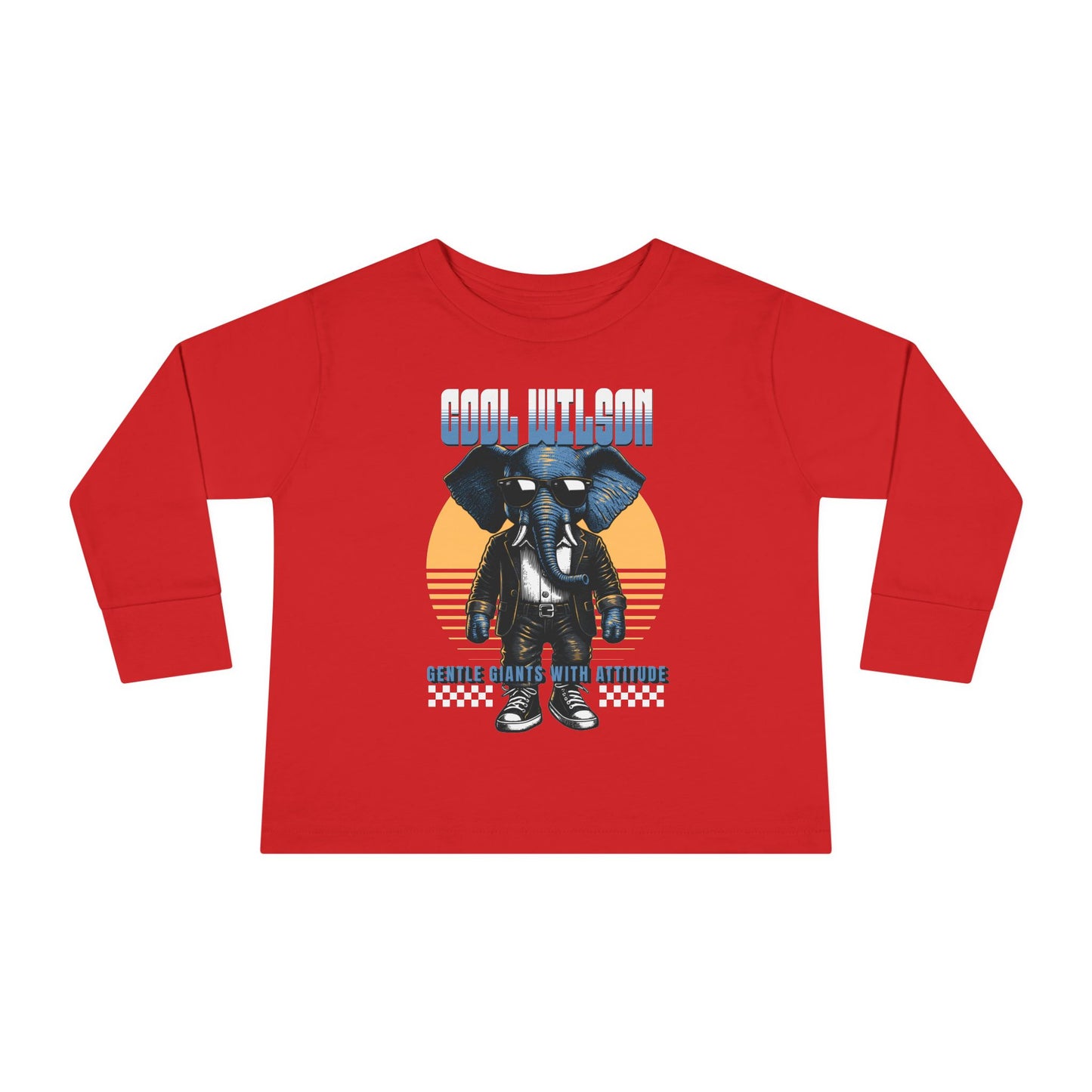 Cool Wilson Toddler Long Sleeve Tee - Stylish Kids Apparel with Attitude
