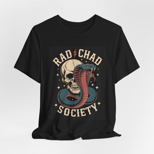Rad Chad Skull n Snake -  Unisex Tee Shirt