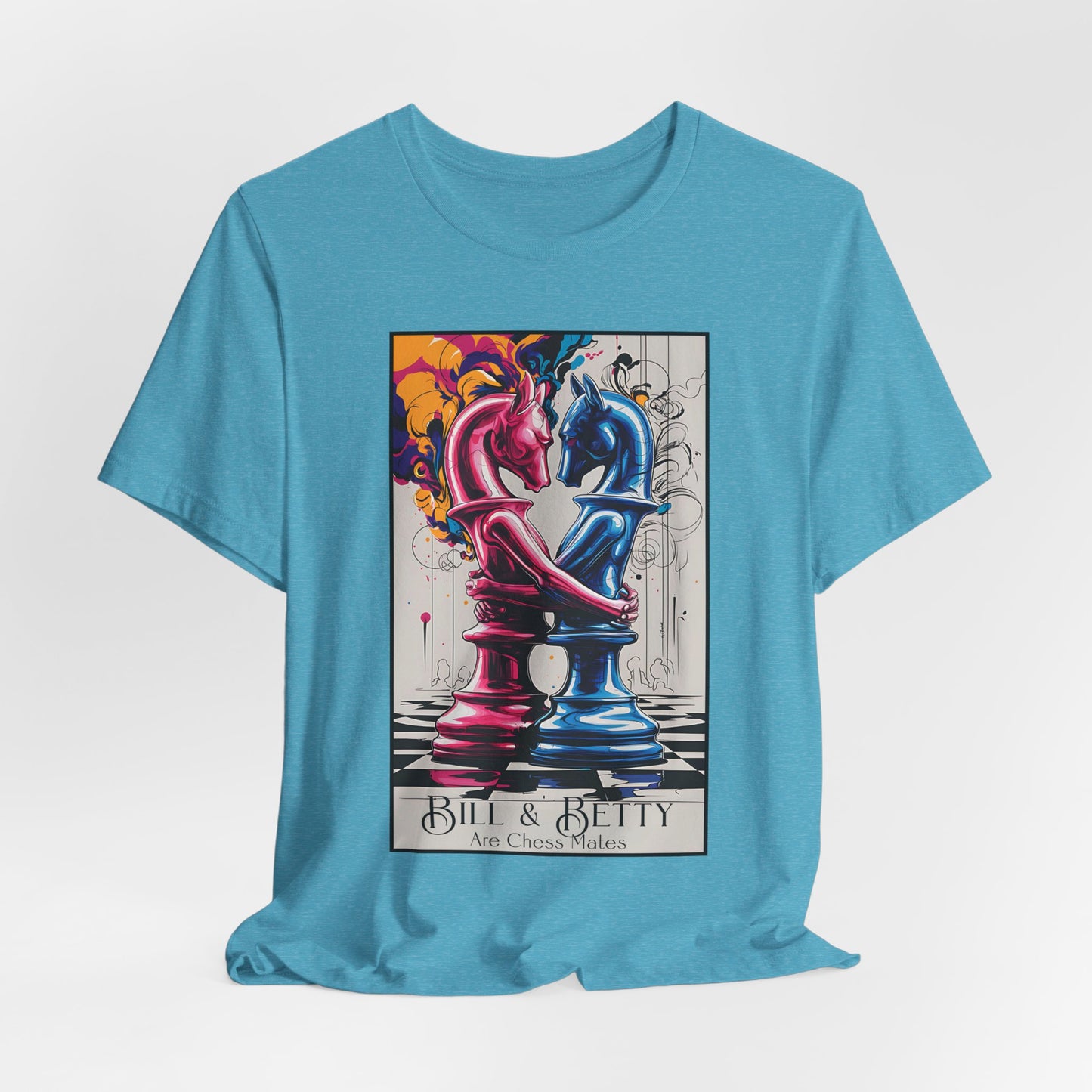 Chess Mates Tee Shirt, Unisex Tee for game night