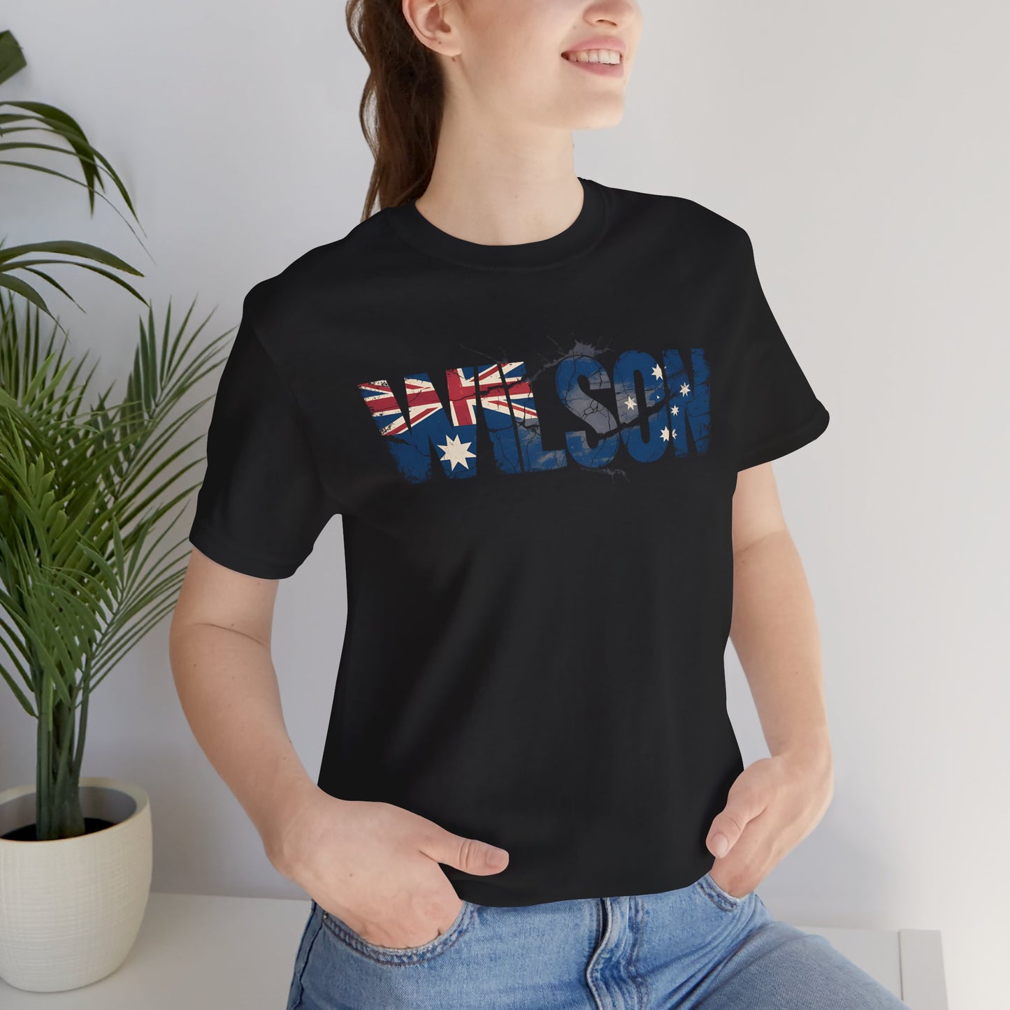 Wilson Australia Flag Letters - Unisex Tee Shirt