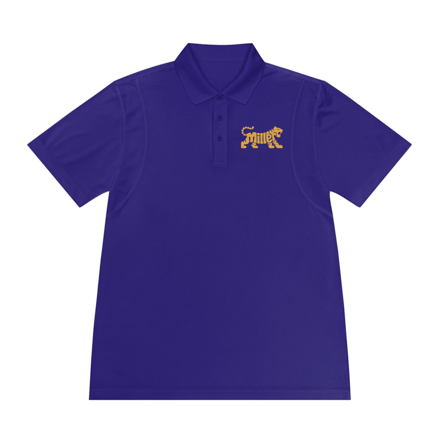 Miller Lion Text - Men's Sport Polo Shirt