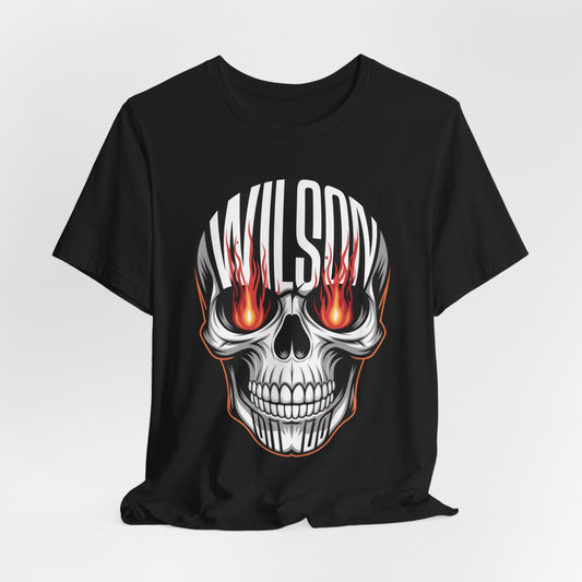 Wilson Skull Letters - Unisex Tee Shirt