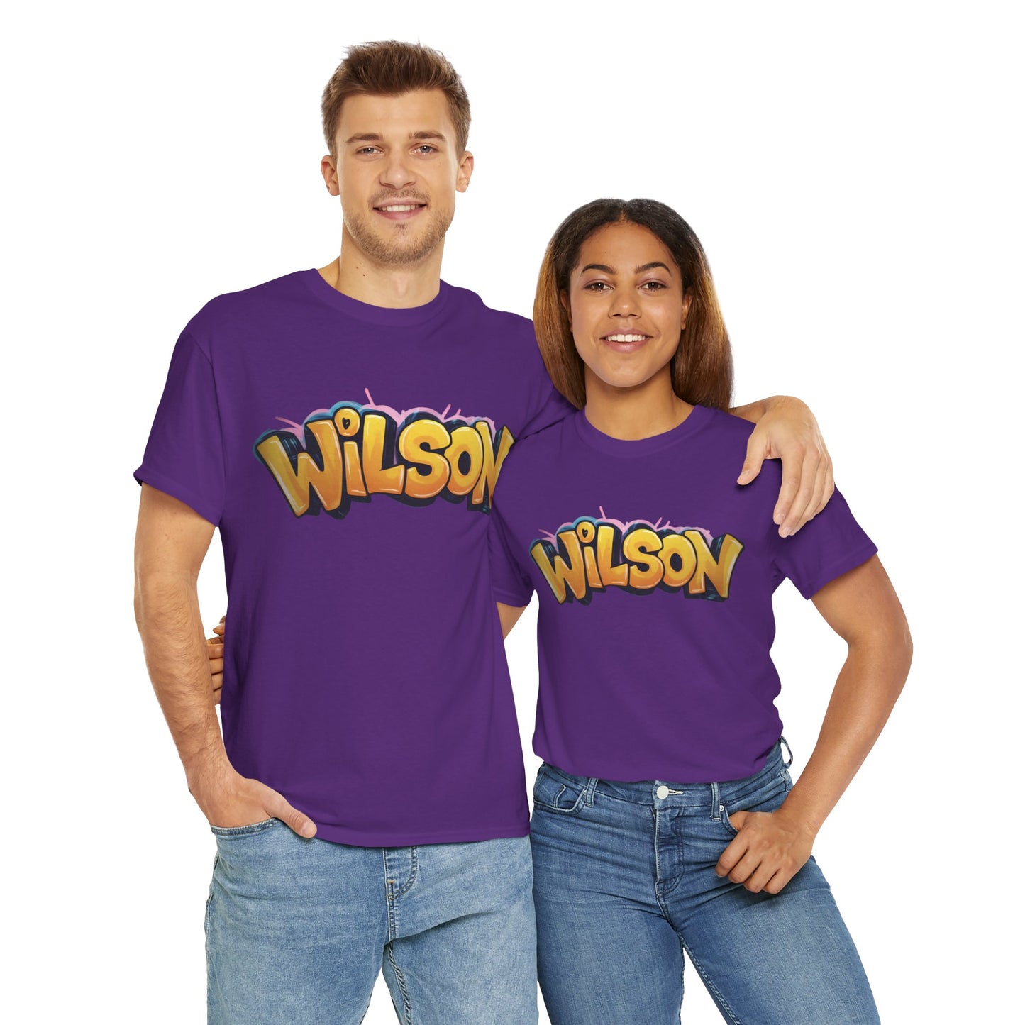 WILSON Cartoon Text - Unisex Tee Shirt