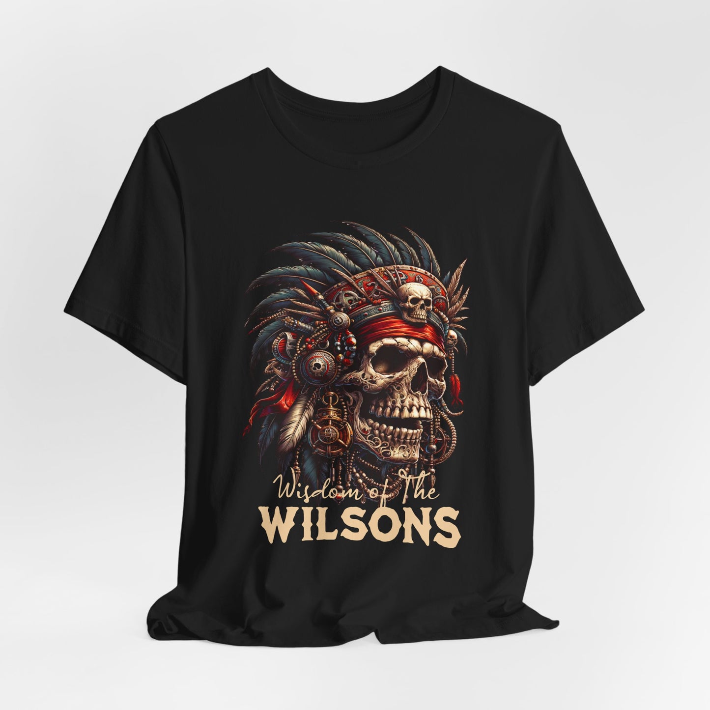 Wilson Wisdom Indian Skull - Unisex Tee Shirt