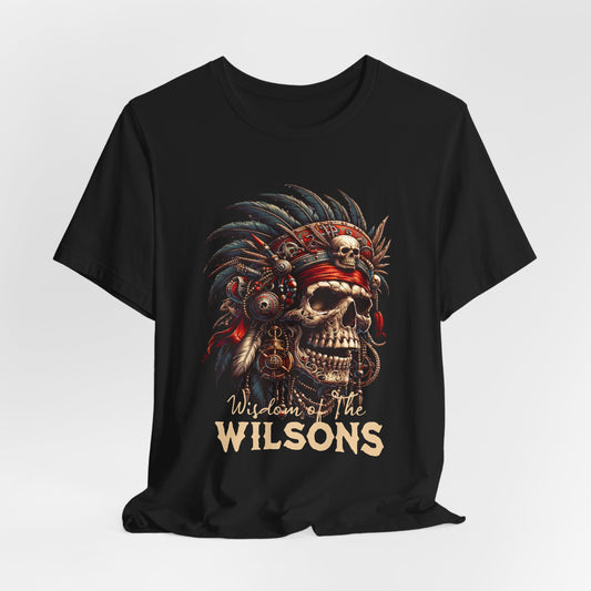 Wilson Wisdom Indian Skull -  Unisex Tee Shirt