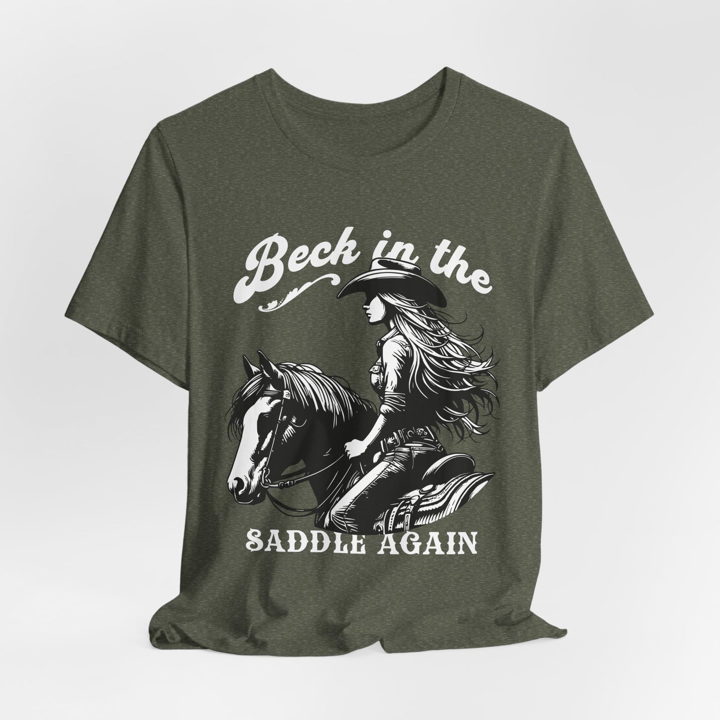 Beck in the saddle again  -  Unisex Tee Shirt