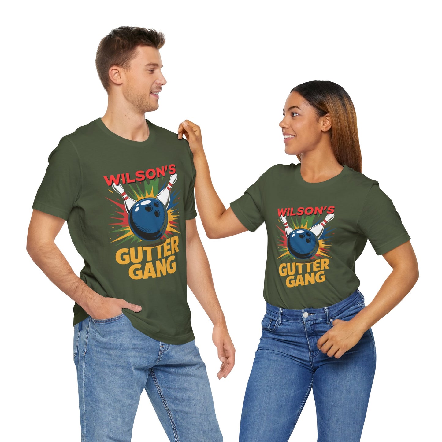 Bowling Gutter Gang - Unisex Tee Shirt