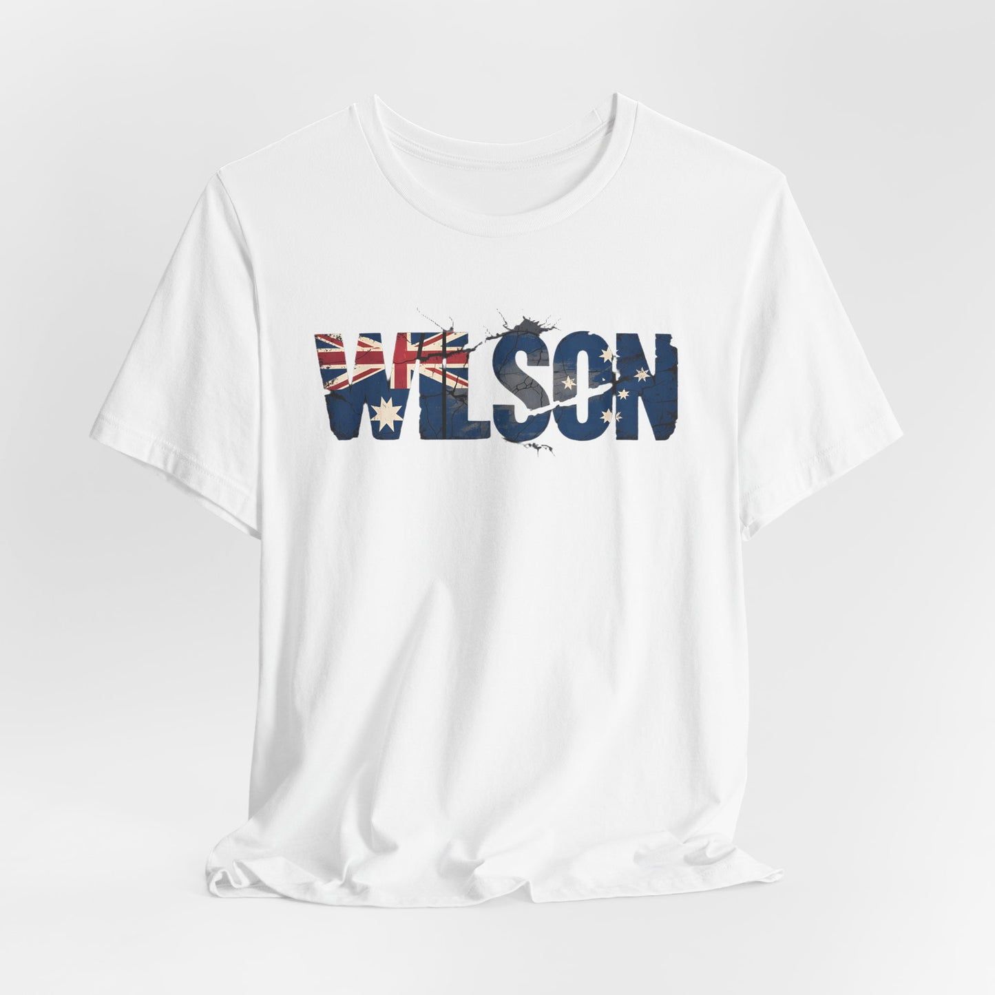 Wilson Australia Flag Letters - Unisex Tee Shirt