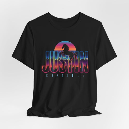 JUSTIN credible in Denver - Unisex Graphic Tee
