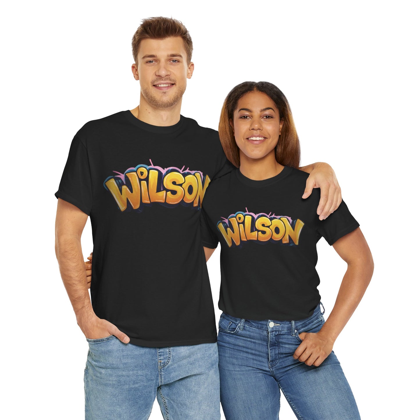 WILSON Cartoon Text - Unisex Tee Shirt