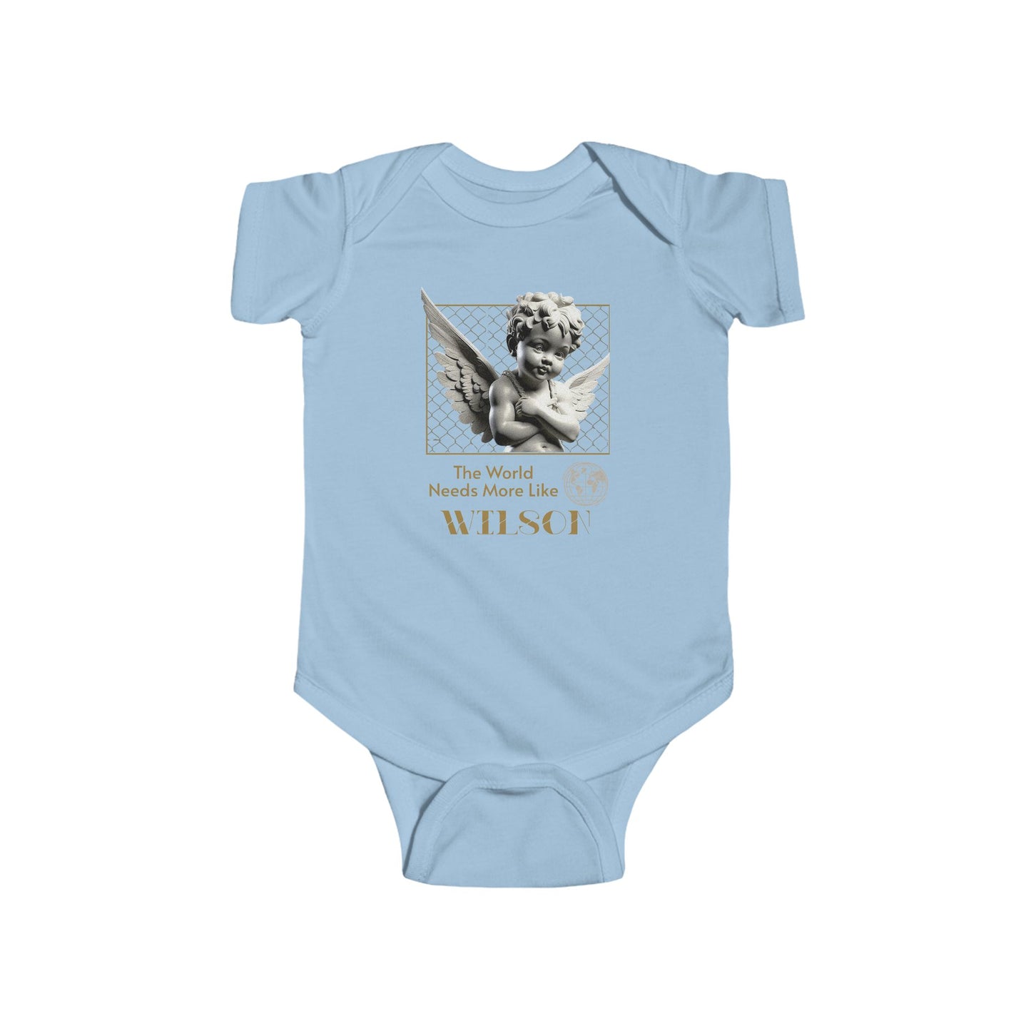 The world needs more like WILSON - Cherubic Infant Bodysuit