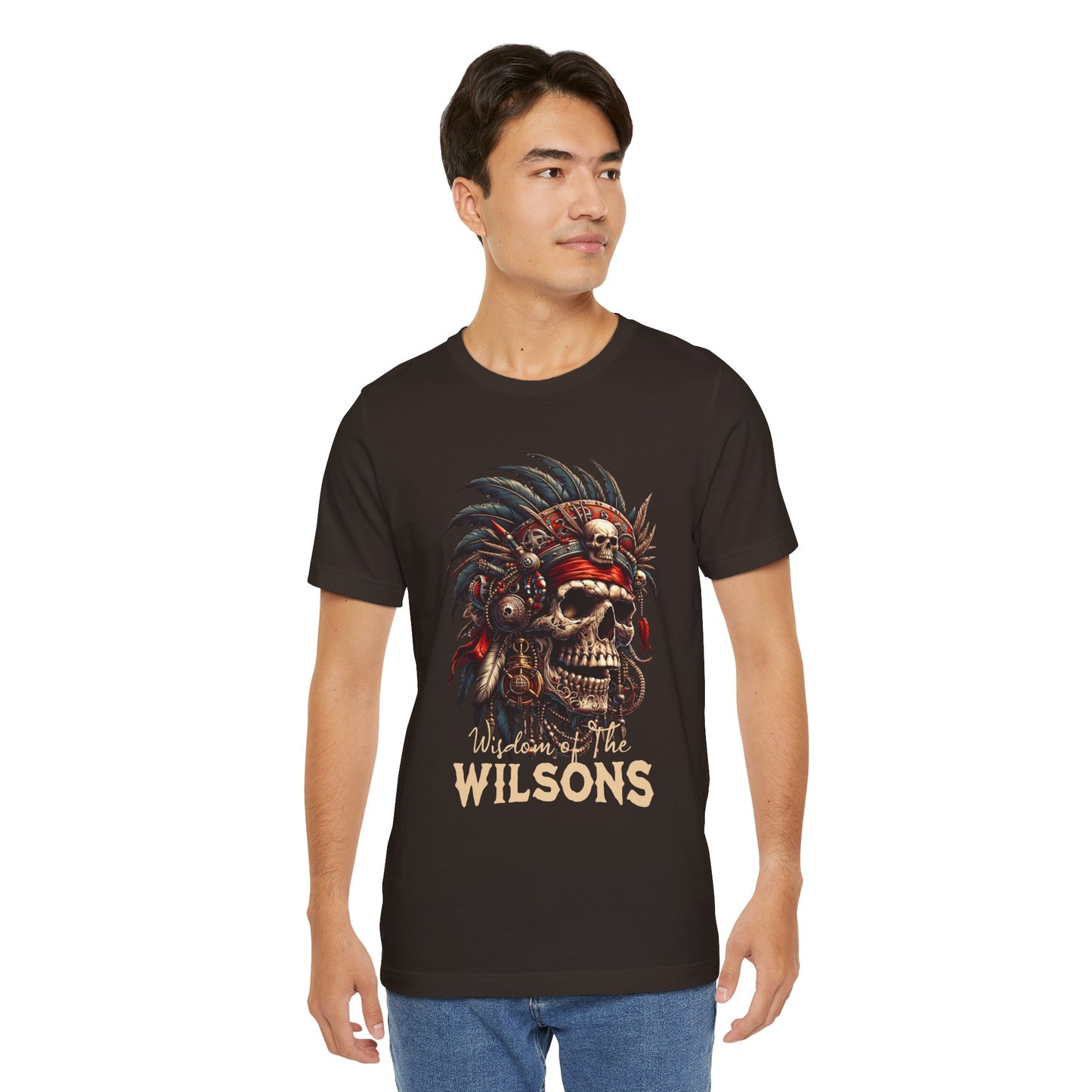 Wilson Wisdom Indian Skull - Unisex Tee Shirt