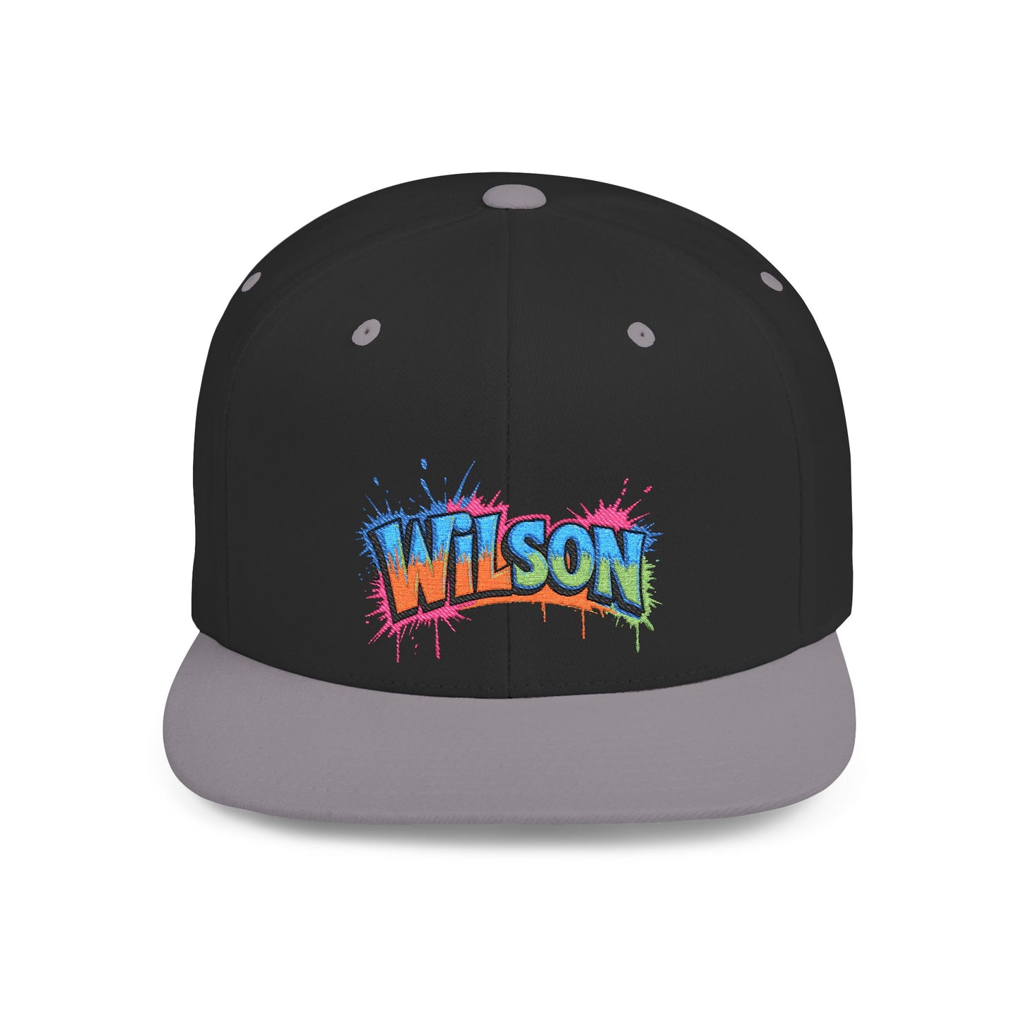Wilson Splatter Graphic  - Flat Bill Snapback Hat