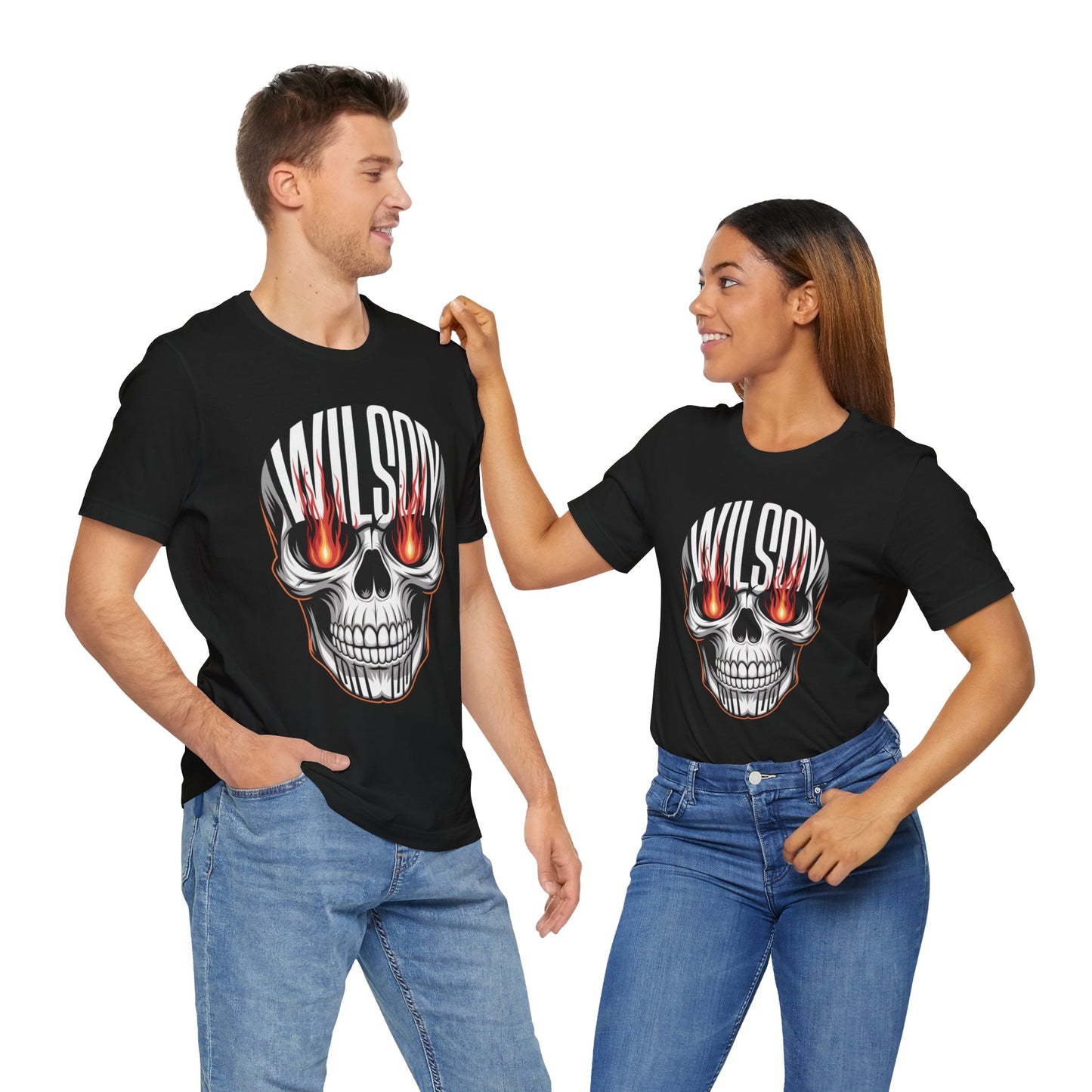Wilson Skull Letters - Unisex Tee Shirt