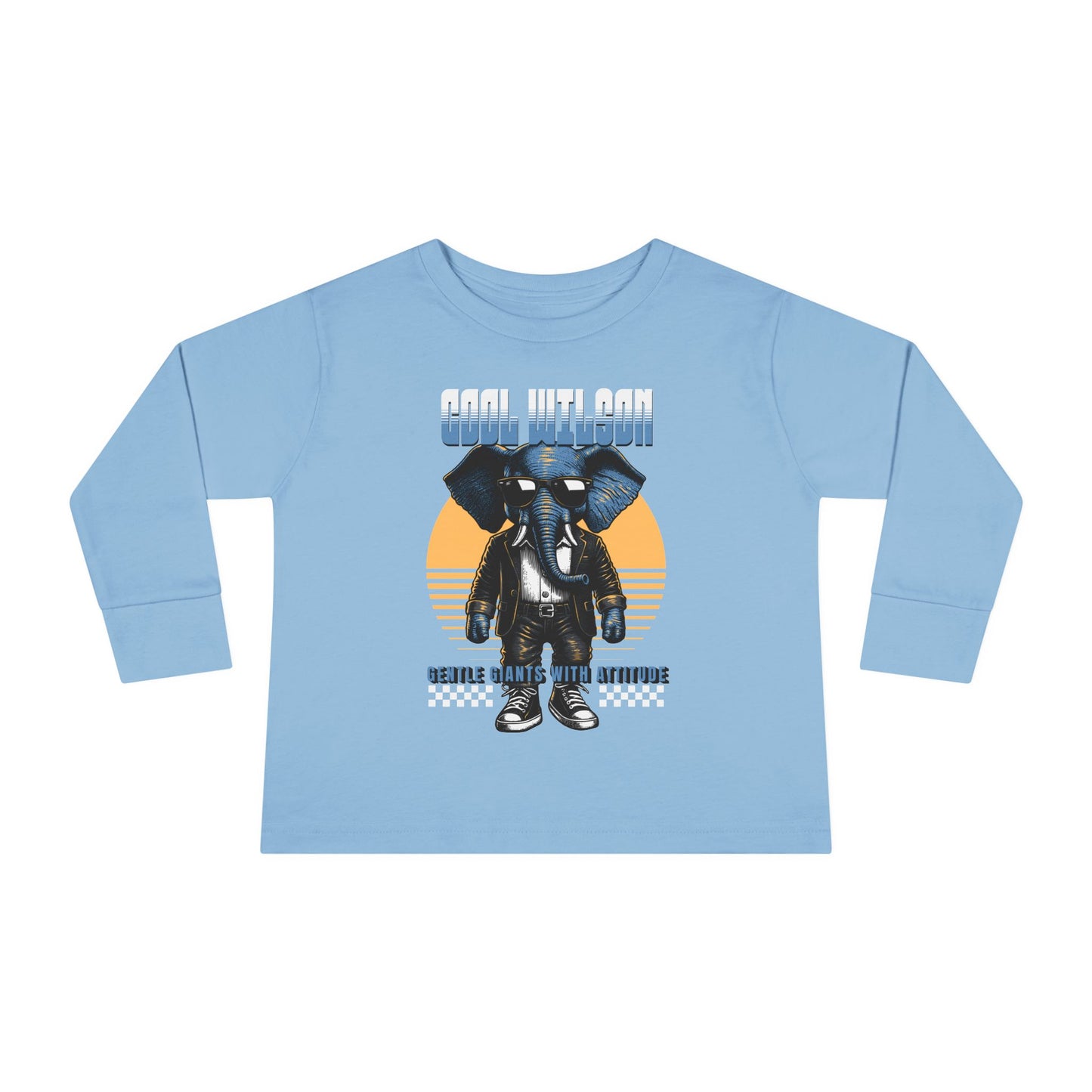 Cool Wilson Toddler Long Sleeve Tee - Stylish Kids Apparel with Attitude