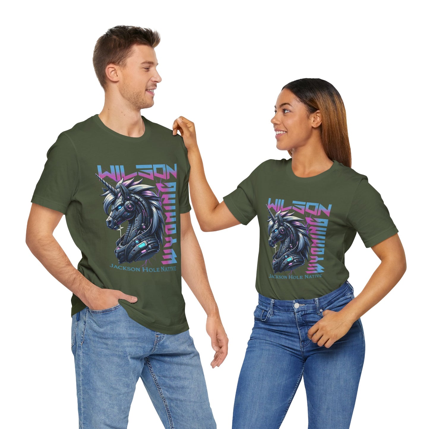 Jackson Hole Native Unicorn- Unisex Graphic Tee