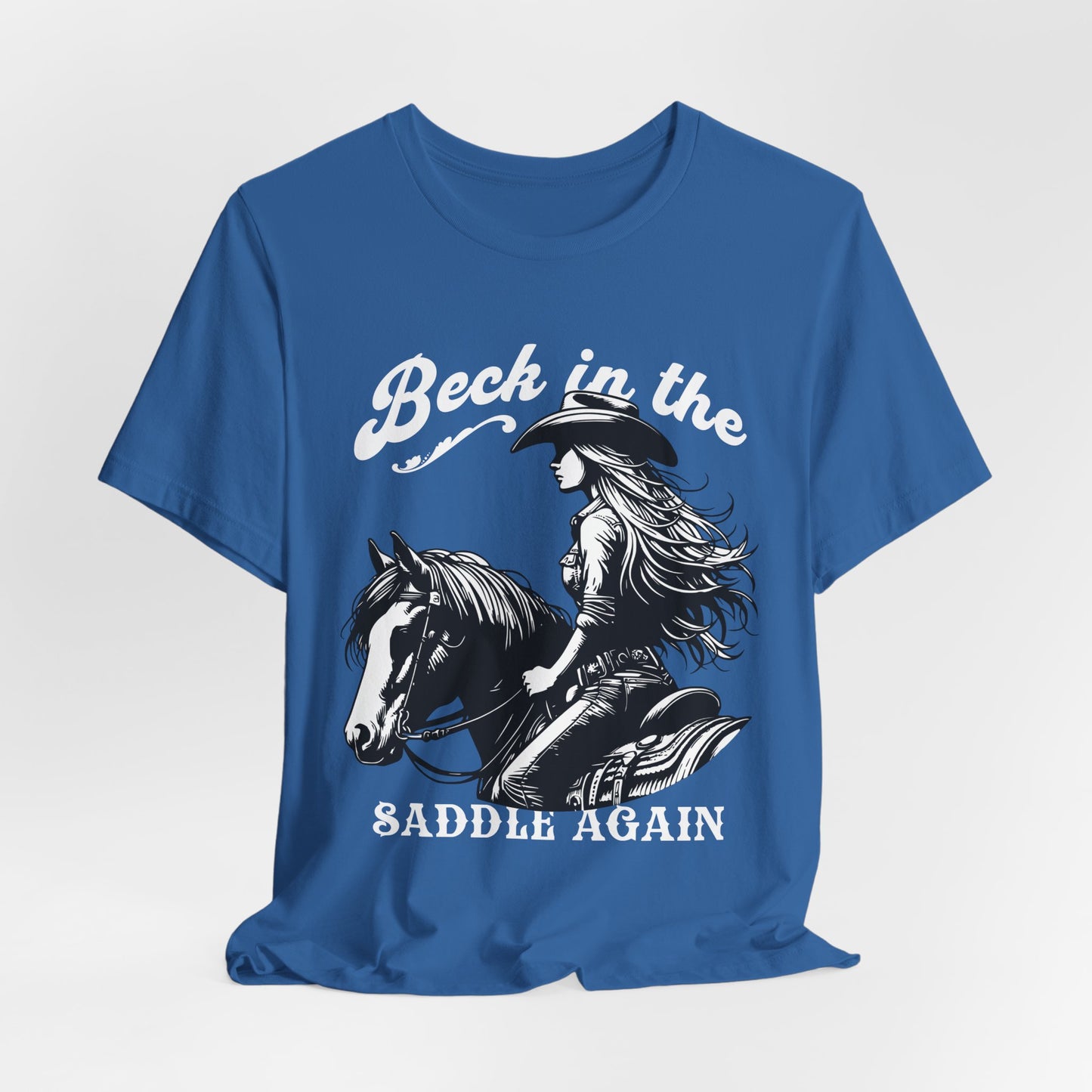 Beck in the saddle again  -  Unisex Tee Shirt