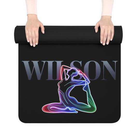 Wilson Yoga Pose -  Rubber Non-Slip Fitness Mat