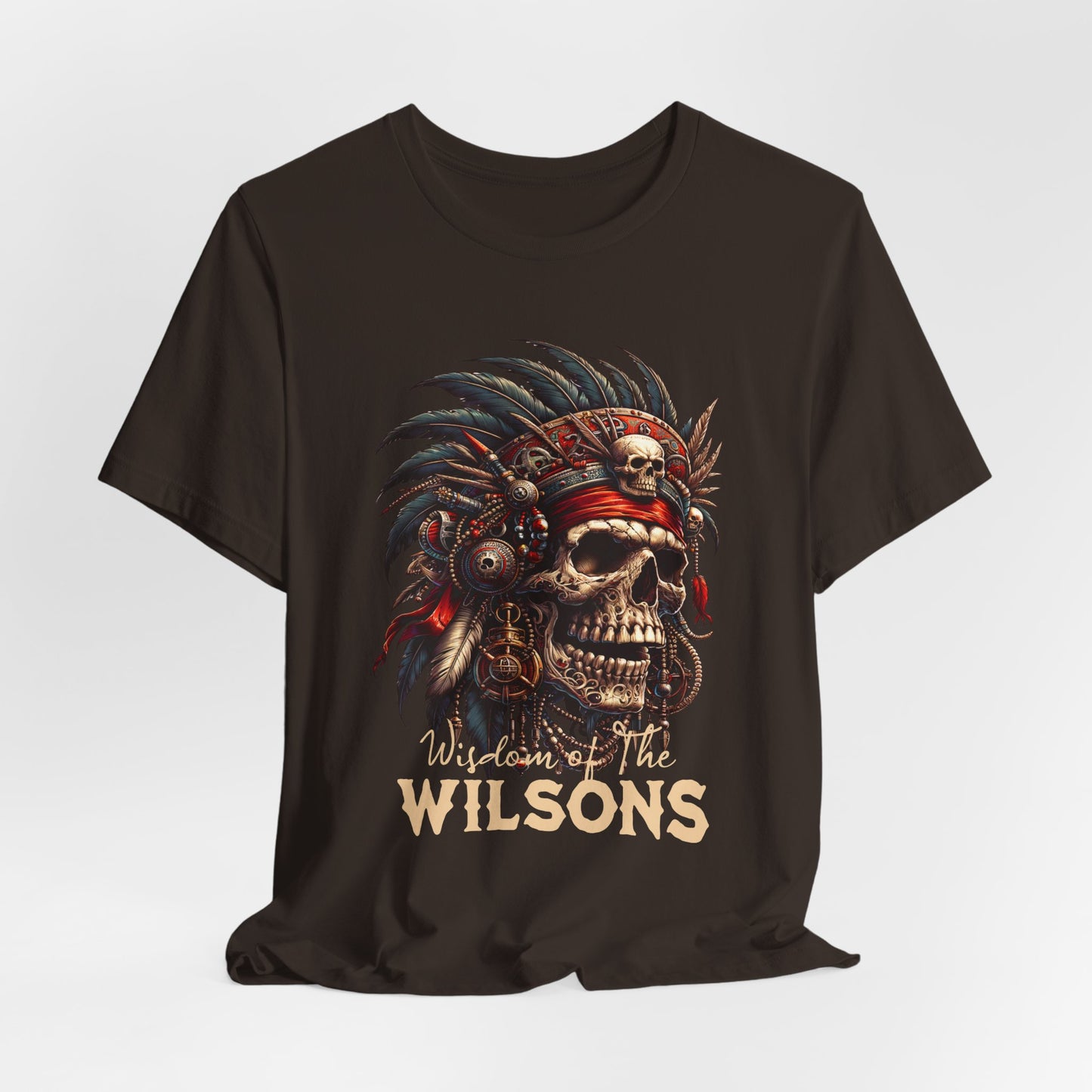 Wilson Wisdom Indian Skull - Unisex Tee Shirt
