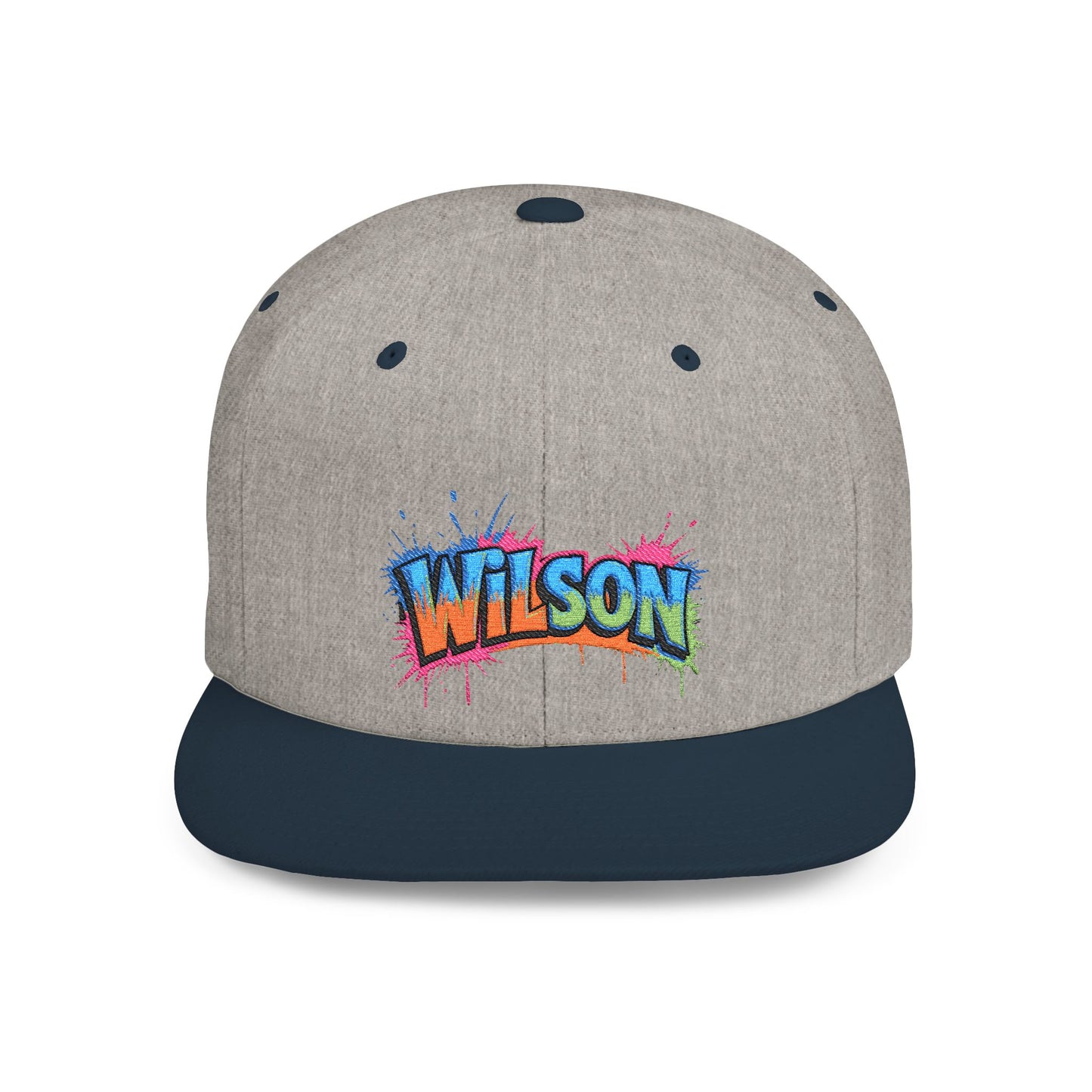 Wilson Splatter Graphic  - Flat Bill Snapback Hat