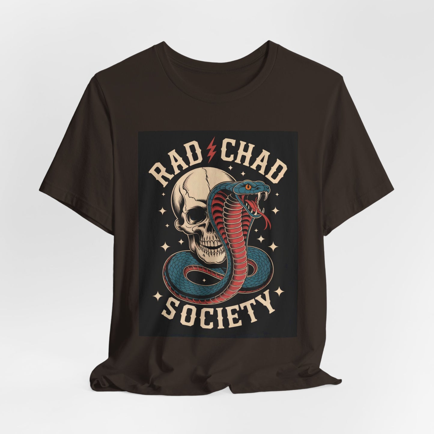Rad Chad Skull n Snake -  Unisex Tee Shirt