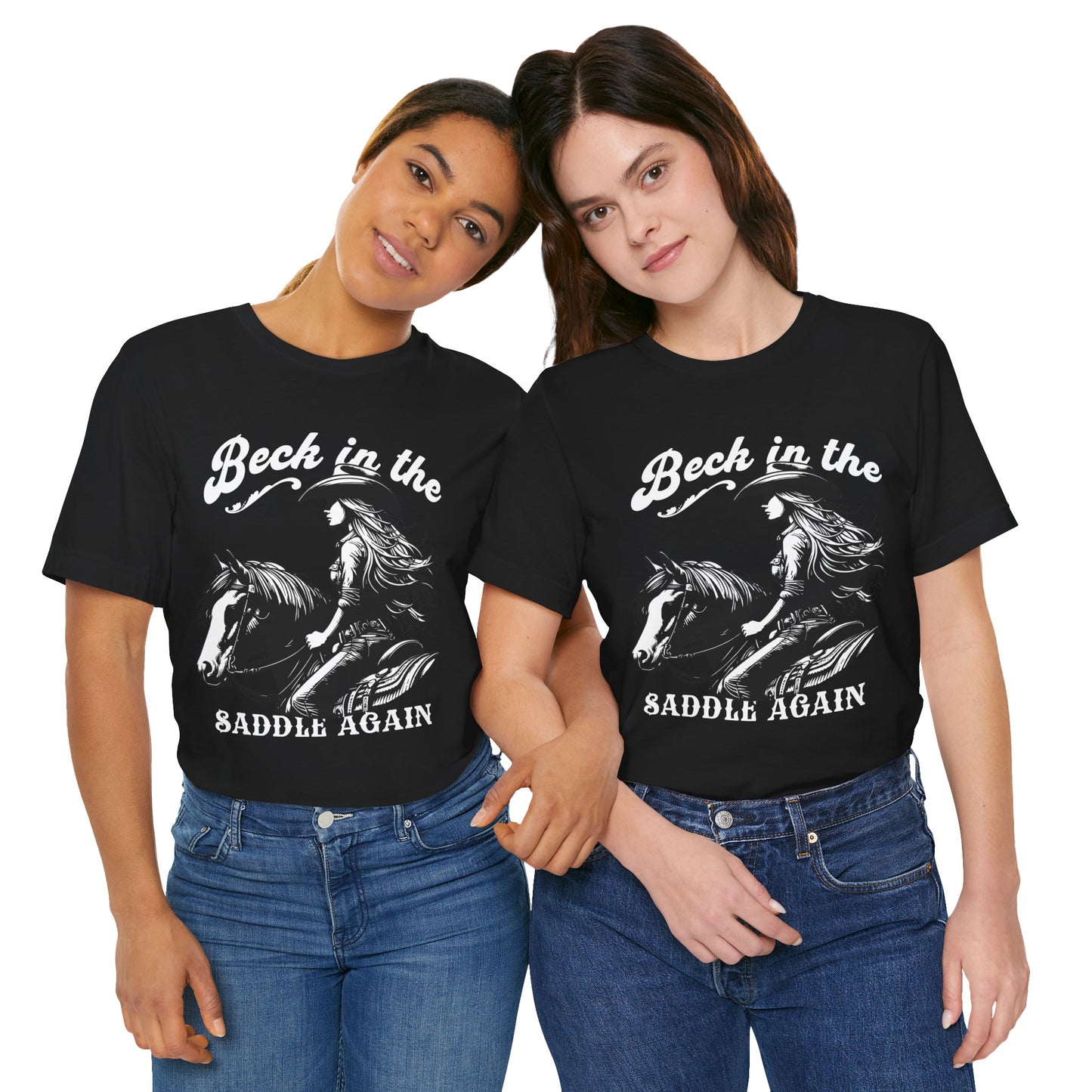 Beck in the saddle again  -  Unisex Tee Shirt