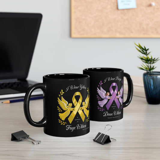 Dual Tribute Ribbon Cup for Remembrance - Coffee Mug - Drinkware
