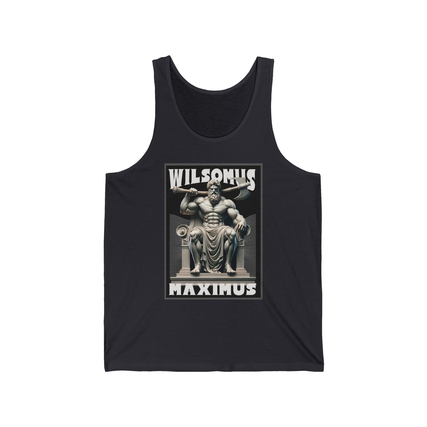 Greek God Wilsomus Maximus - Unisex Jersey Tank