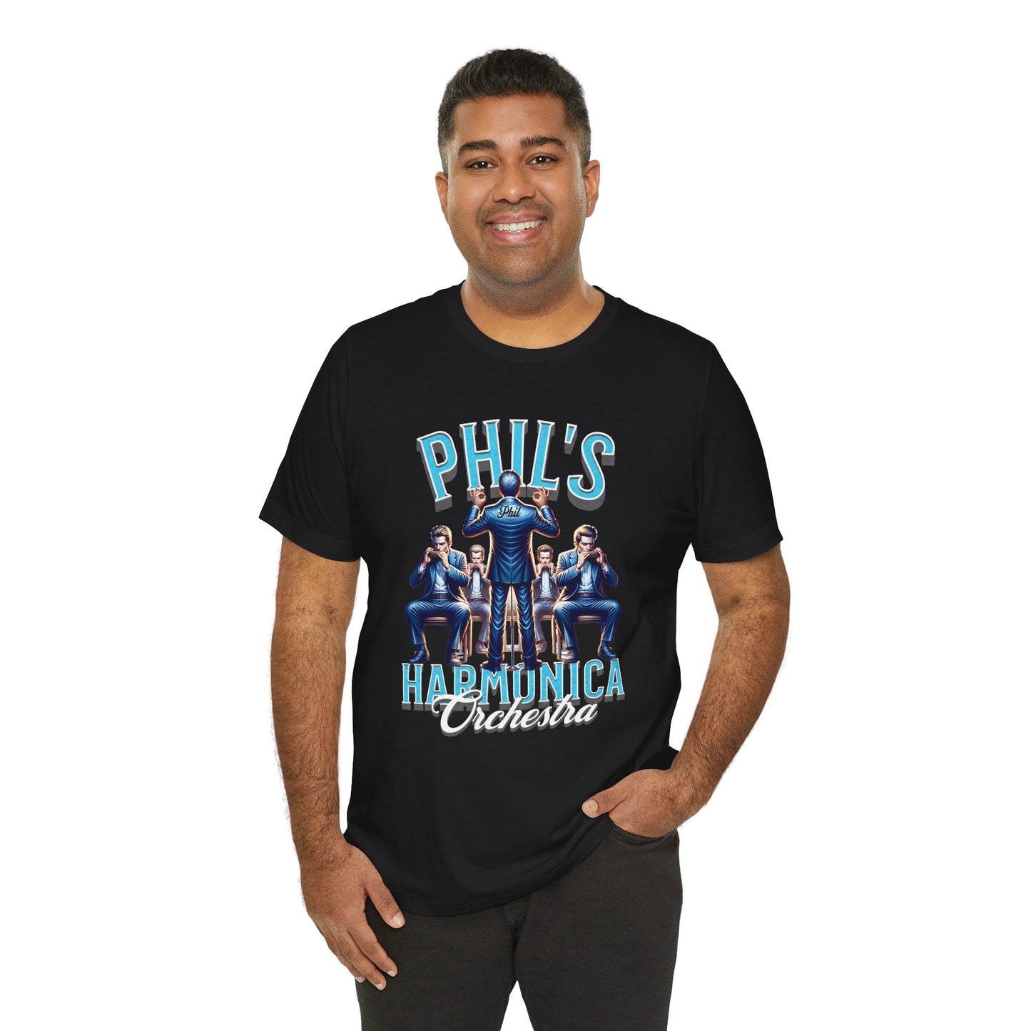 Phil's Harmonica Orchestra - Unisex Graphic Tee